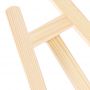Wholesale pipe wood tabletop easel for kids 28cm mini easels