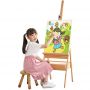 Hight quality adjustable Large Beech Wooden Easel With Storage Drawer for painter