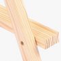 Wholesale pipe wood tabletop easel for kids 28cm mini easels