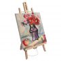 Best selling 30/40/50cm Mini Wooden Tabletop Easel adjustable artist paint easels