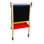 OEM wooden kids blackboard easel with black and white magnetic board