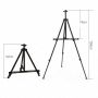 Sketch Easel Foldable Easel Display Aluminum Alloy Easel Sketch Drawing Frame For Artist Art Tools 