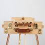 Portable Folding Artist Beech Wooden Paint easel box Sketching Tool Tripod French Easel Drawing Box