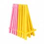 High Quality Mini desktop easel plastic children easel pine small easel miniature mobile phone display stand For Wholesale
