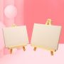 Professional Factory Mini Wood Desktop Easels Frame Set Wholesale Drawing Stand for Kids Painting14*20cm