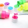 Acrylic Paint Set of 6 Neon Paints, 2OZ/59ml Vibrant Paint for Art Painting
