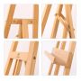 2021 Popular beech wood Adjustable Floor Artist Lyre A Frame Art easel with storage tray