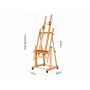 2022 High Quality Professional Artist Master wooden Drawing Painting studio easel