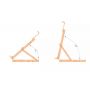 2021 Artists Adjustable Beechwood Painting and Display Easel for drawing