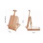 2020Artist Wooden Box Desktop Easel Box