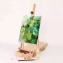 2021 High Quality Adjustable wooden Desktop Artist Folding Easel box with drawer
