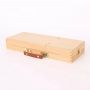 2021 Wooden Flip Opening Artist Brush & Tool Box for painting