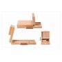 2021 Wooden Flip Opening Artist Brush & Tool Box for painting