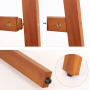 2021 Walnut colour Pine wood Collapsible easel stand for Wedding and advertiment