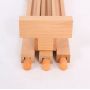 2021 professional portable beech wood Triangular easel with big tray