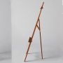 2020 Nut brown nice quality A-Frame pine wood rear supporting easel Lyre studio best quality