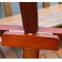 2021 Walnut colour Pine wood Collapsible easel stand for Wedding and advertiment