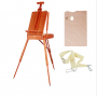 2021 light walnut Portable Sketch Box Easel with storage drawer
