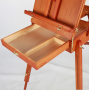2021 light walnut Portable Sketch Box Easel with storage drawer