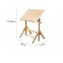 2021 Top quality Pine wood Angle adjustable studio sketch painting table for sketching and drawing