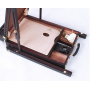 2021 Large Adjustable Walnut Wooden French Style Field and Studio Sketchbox Tripod Easel with Drawer and Artist Wood Palette