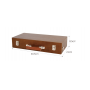2021 NEW Art Supplies High quality Walnut wooden Artist storage box for painting