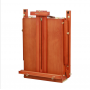 2021 light walnut Portable Sketch Box Easel with storage drawer