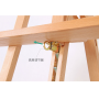 2021 Pine Wood Adjustable Basic Walnut Lyre Easel for Painting