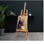 2021 Black colour Artist Wooden A-Frame Lyre Art Easel for Painting