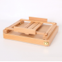 2021 Art Supply portable Premium Beechwood Large Adjustable Wood Table Sketchbox Easel with a extra large storage box
