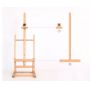 2021 Art Supply Portable Artists Adjustable Beechwood Medium Tabletop Wooden H-Frame Studio Easel for painting and displaying