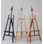 2021 Pine Wood Adjustable Basic Walnut Lyre Easel for Painting
