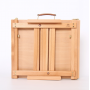 2021 Art Supply portable Premium Beechwood Large Adjustable Wood Table Sketchbox Easel with a extra large storage box