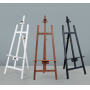 2021 Amazon Top selling Pine wood Black A-frame French Rear Support Easel for Displaying