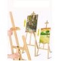 2022 Art supplies Promotion Nice Quality Cheapest Pine Wood Display Floor Easel for art beginner