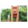 2022 New Beech Adjustable Height portable Tripod Painting Easel with carrying handle