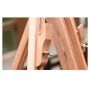 2022 New Beech Adjustable Height portable Tripod Painting Easel with carrying handle