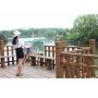 2022 New Beech Adjustable Height portable Tripod Painting Easel with carrying handle