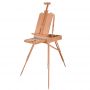 Large Wooden French Style Field and Studio Sketchbox Easel with Artist Drawer, Palette, Premium Beechwood