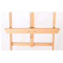 2022 Hot Selling Adjustable A-frame Beech Wooden Painting Easel with rear support