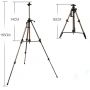 Aluminum Metal Tripod Adjustable Height Painting Easel For Painting Canvases