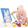 Wood Tripod Adjustable Tabletop Portable Art Easel For Canvas Painting Displaying Photos