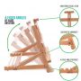 Artists Small Beechwood Adjustable Tabletop Painting Display Easel