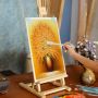 Amazon Hot Selling Traditional Desk Easel, Adjustable Wood Easel Perfect for use for painting or display purposes