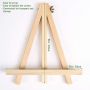 Wood Tripod Adjustable Tabletop Portable Art Easel For Canvas Painting Displaying Photos