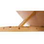 Natural Beechwood 5-Position Adjustable Wood Drafting Table Artist Drawing Board