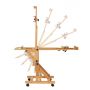 Deluxe Movable H-Frame Solid Beech Wood Masterr Studio Easel