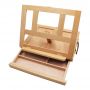 Amazon Hot Selling Traditional Desk Easel Art Table Easel for Painting and Drawing, Adjustable Wood Easel Stand