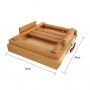 Adjustable Artist Tabletop Sketchbox Easel- Multi-Function Solid Beech Wood Storage Box Easel with Drawer for Artist