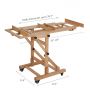 Deluxe Movable H-Frame Solid Beech Wood Masterr Studio Easel